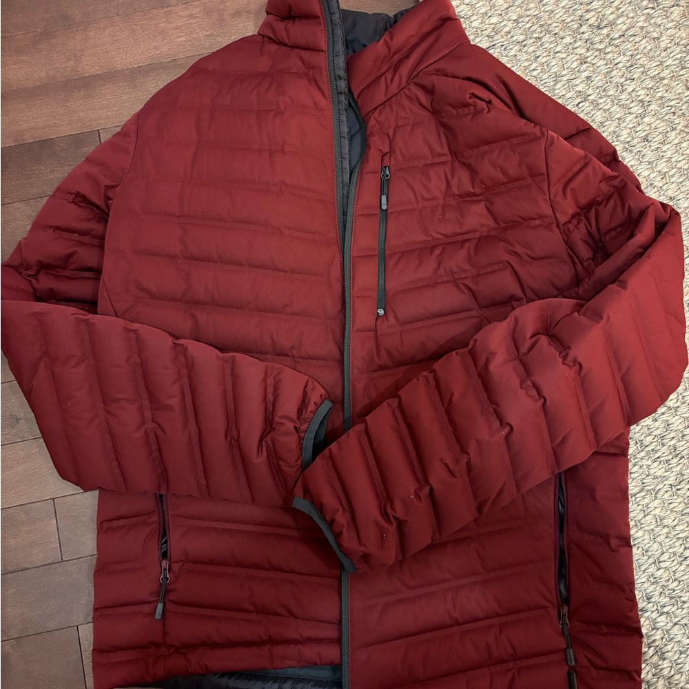 Mountain Hardwear Red Puffer Jacket